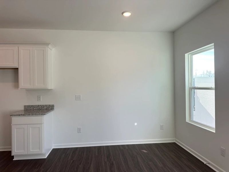 Breakfast Area - Sleek and light-filled with subtle drama. Breakfast Area - Sleek and light-filled with subtle drama.