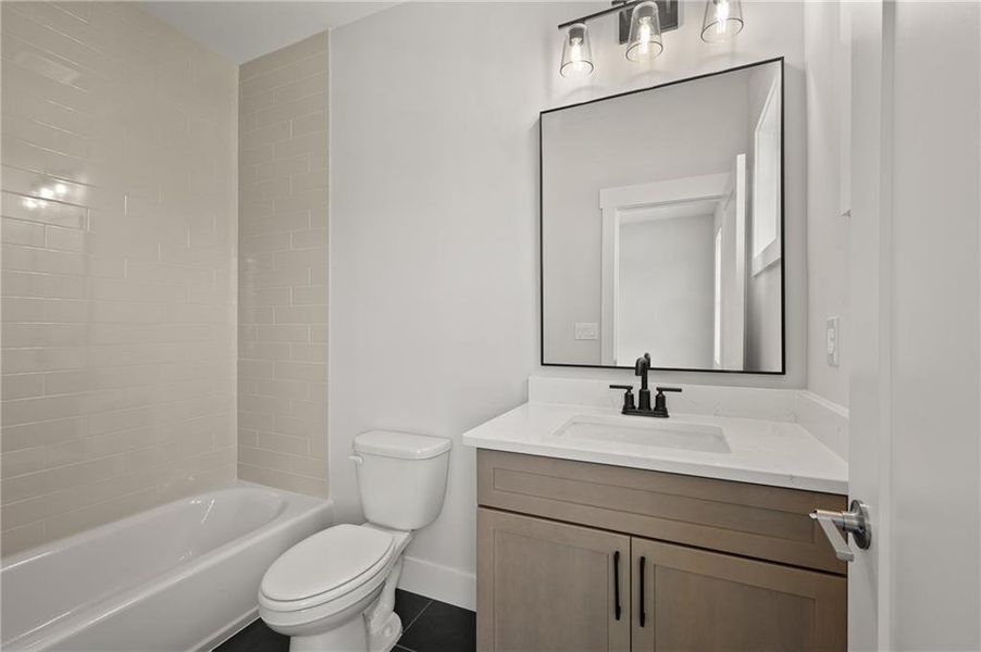 Furnished interior view inside a new home in South on Main, Woodstock (Image 5).