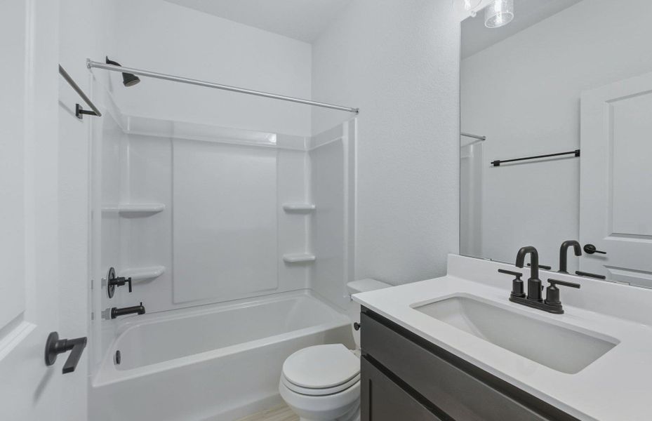 Furnished interior view inside a new home in Patterson Ranch, Georgetown (Image 9).