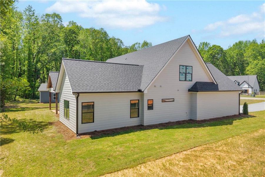 Exterior details and patio area of a home in , Lavonia (Image 28).