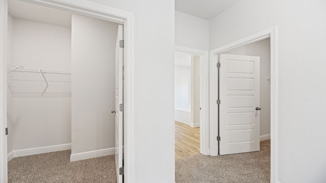 Representative unfurnished interior of a home built from the The Hawthorne by D.R. Horton in Meadows at Rehwinkel, Crawfordville (Image 22).
