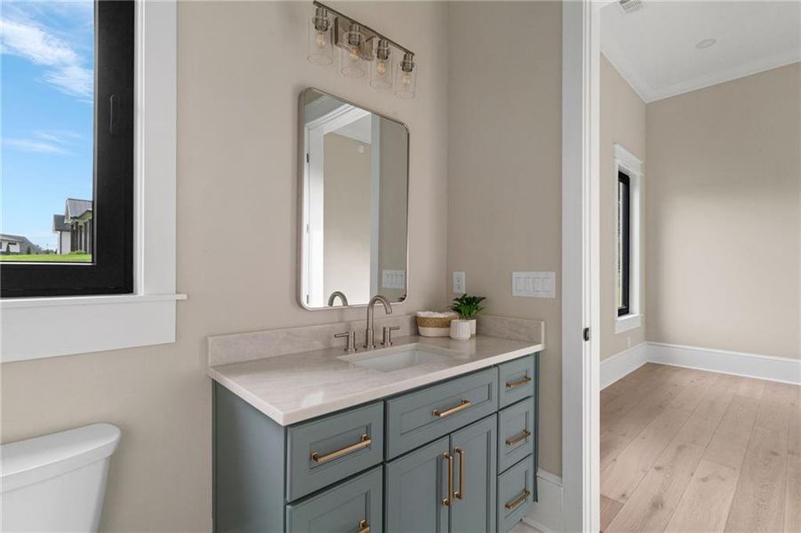 Furnished interior view inside a new home in , Canton (Image 49).
