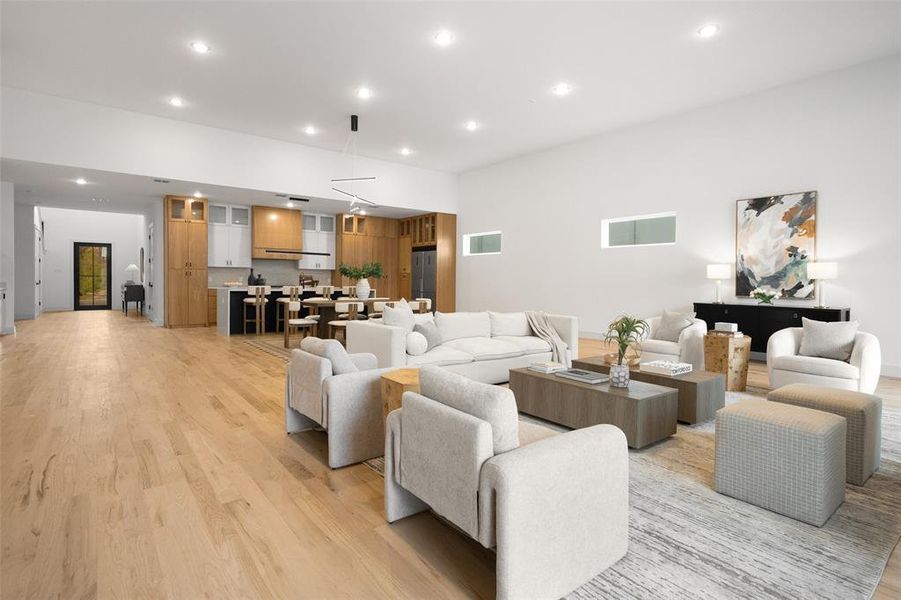 Furnished interior view inside a new home in , Dallas (Image 13). Furnished interior view inside a new home in , Dallas (Image 13).