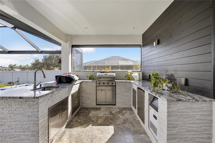 Exterior details and patio area of a home in , Cape Coral (Image 3). Exterior details and patio area of a home in , Cape Coral (Image 3).