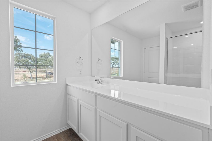 Furnished interior view inside a new home in Valverde, Bastrop (Image 8).
