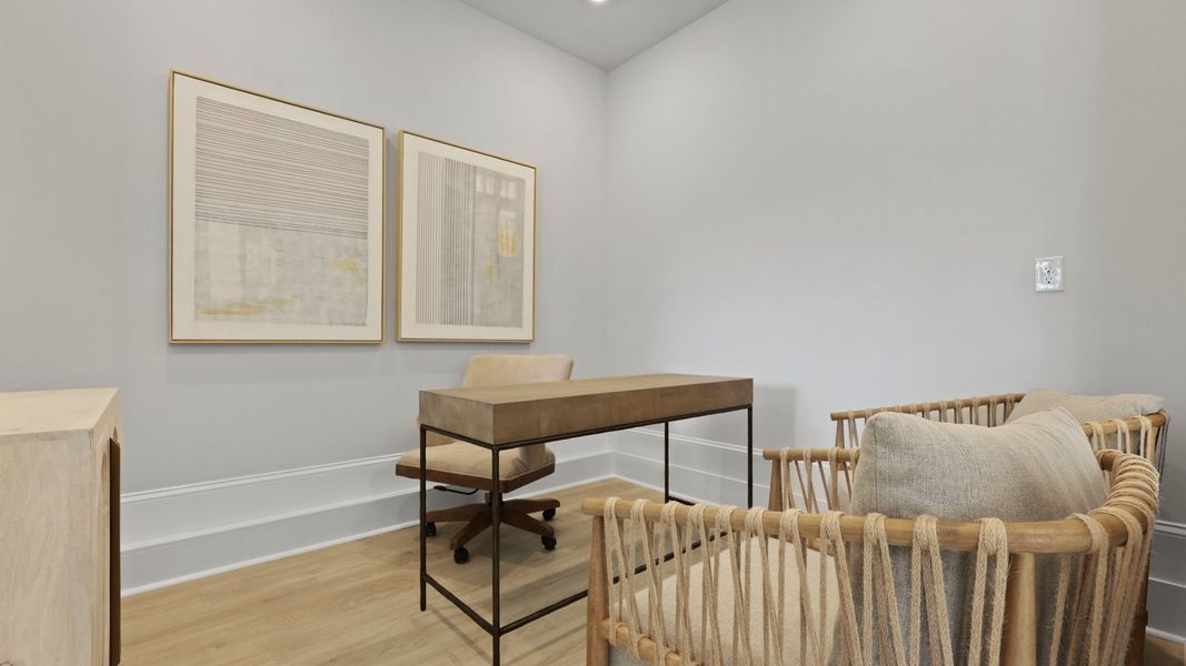 Representative furnished interior of a home built from the CAMDEN by D.R. Horton in Berkeley Bay, Ridgeville (Image 20).