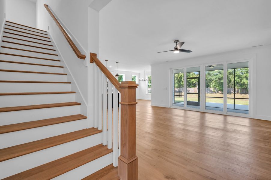 Representative unfurnished interior of a home built from the The Bradley by RobuckHomes in Windwater, Hampstead (Image 24).