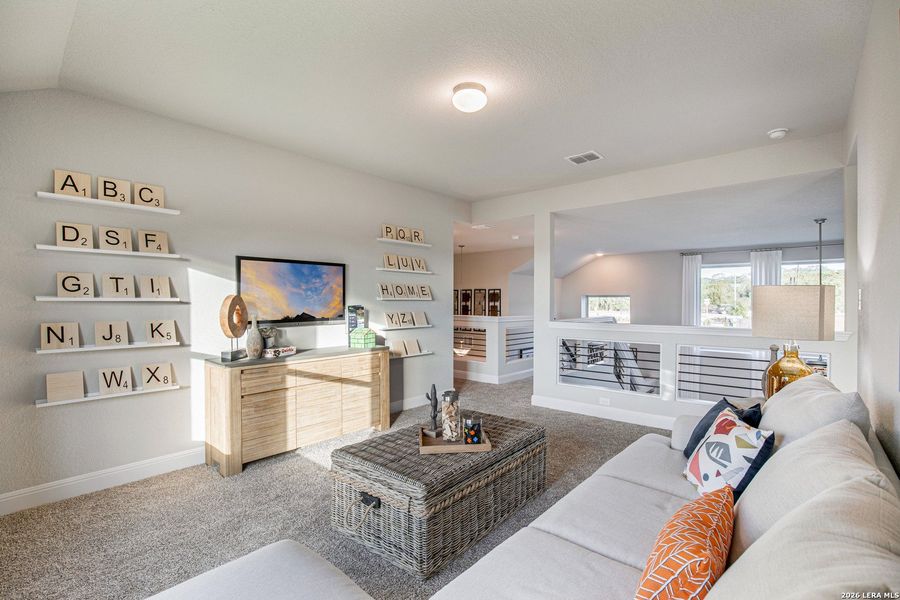 Furnished interior view inside a new home in Stillwater Ranch, San Antonio (Image 26).