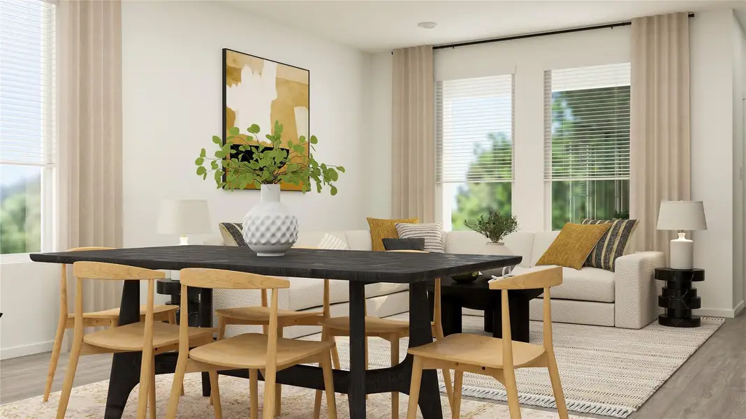 Furnished interior view inside a new home in Moore Landing, Magnolia (Image 14).