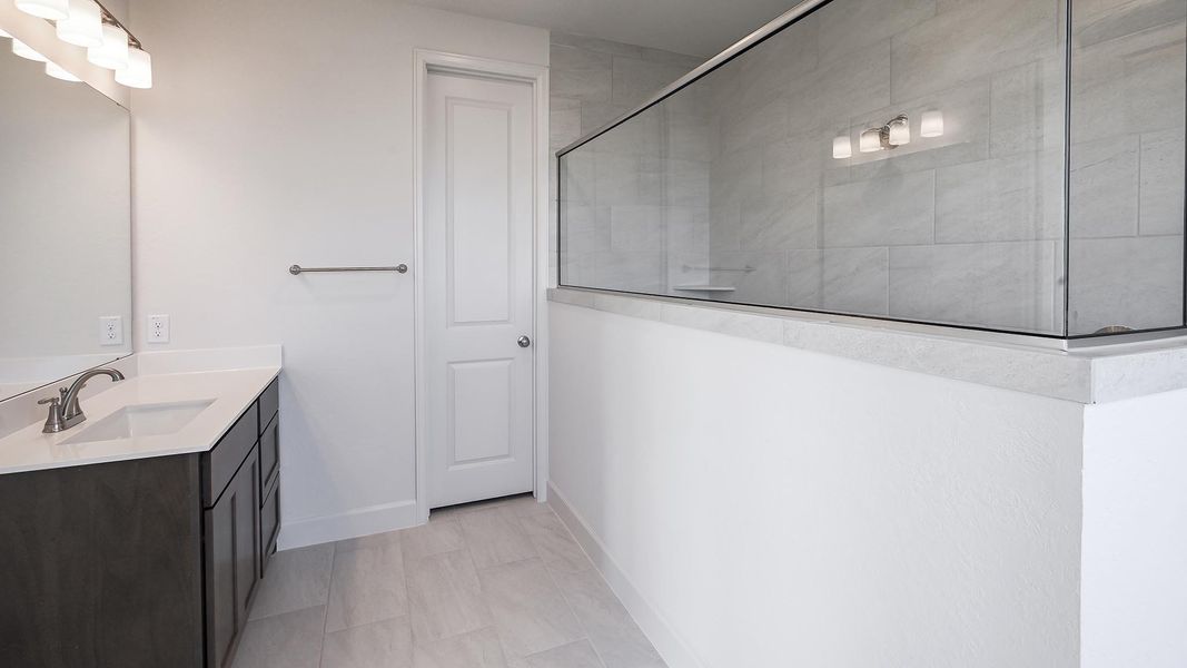 Furnished interior view inside a new home in The Parklands, Schertz (Image 7).