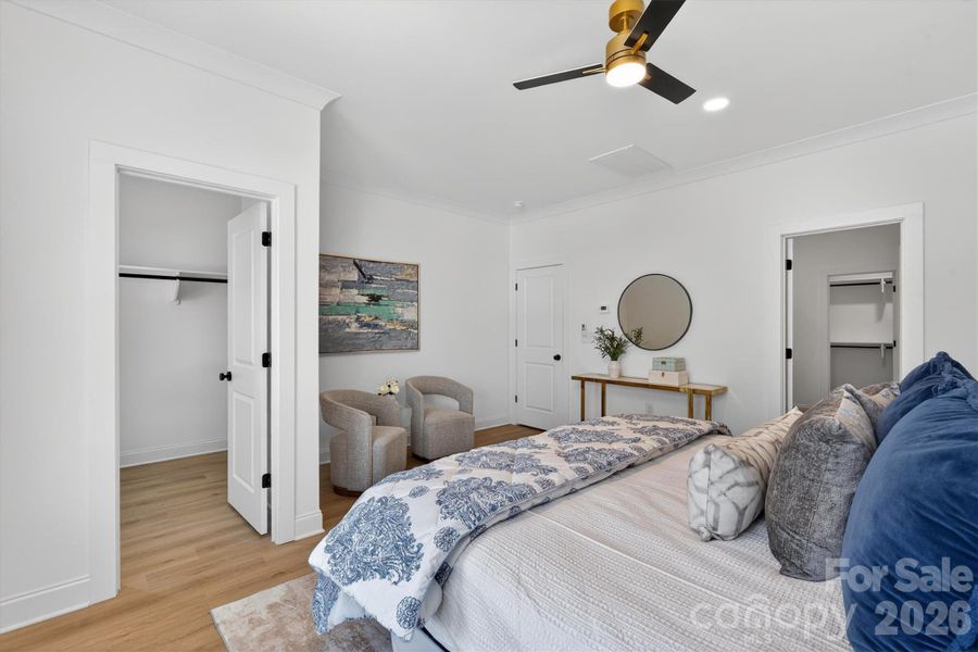 Furnished interior view inside a new home in , Charlotte (Image 25).