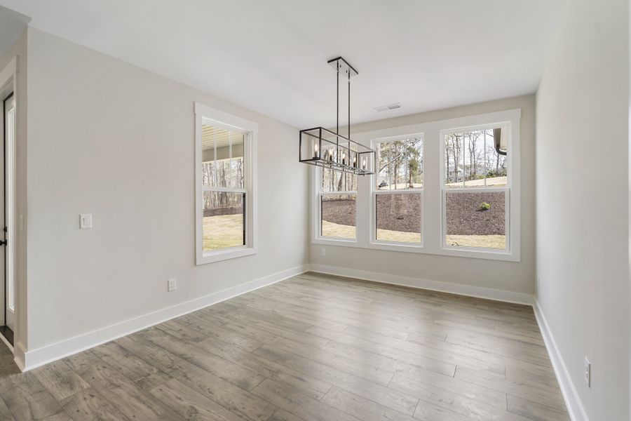 Representative unfurnished interior of a home built from the Autumn by Hunter Quinn Homes in Beaufort County Homes, Beaufort (Image 12).