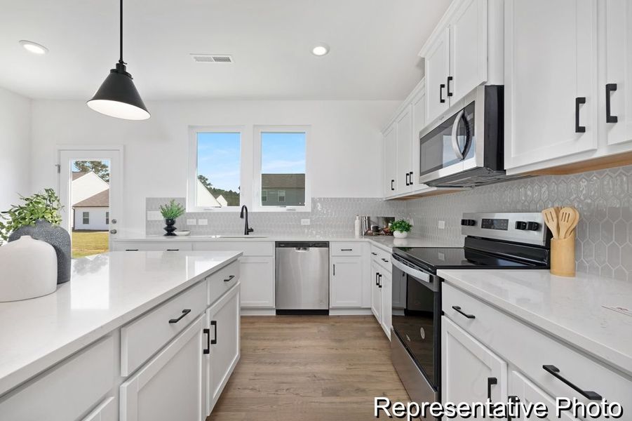 Furnished interior view inside a new home in Edgewater - The Cottages, Lancaster (Image 4).