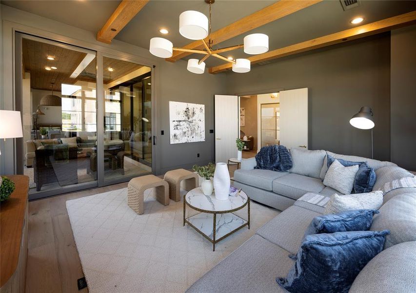 Furnished interior view inside a new home in , Southlake (Image 25). Furnished interior view inside a new home in , Southlake (Image 25).