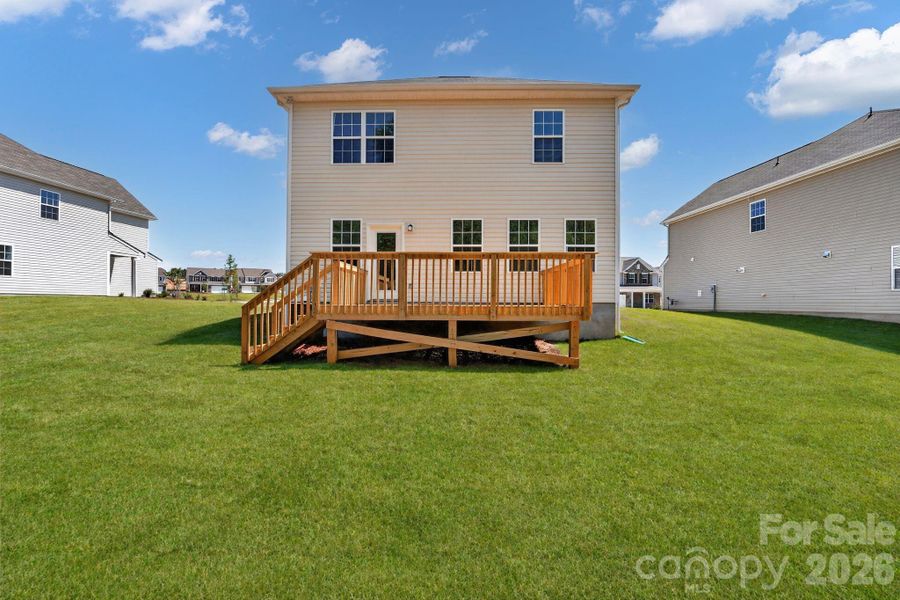 Exterior details and patio area of a home in Shannon Woods, Maiden (Image 3).