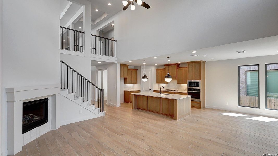 Furnished interior view inside a new home in Ladera, San Antonio (Image 8).