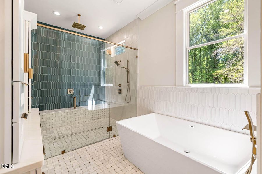 Primary BA shower and tub