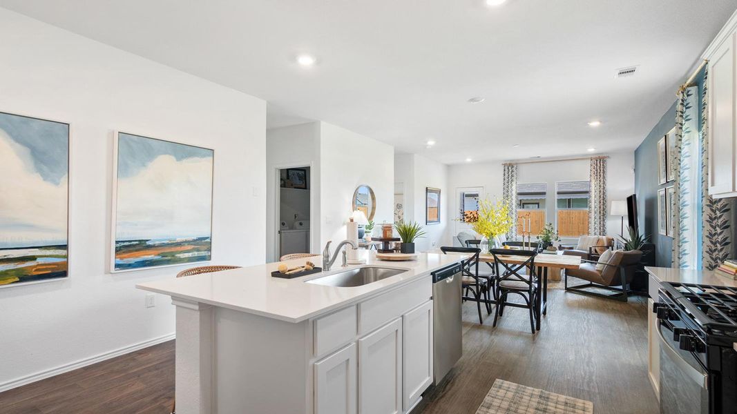 Furnished interior view inside a new home in Talavera, Kyle (Image 9). Furnished interior view inside a new home in Talavera, Kyle (Image 9).