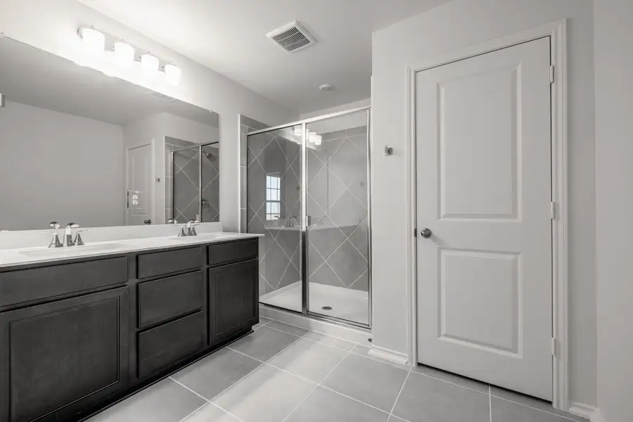 Furnished interior view inside a new home in Salerno - Heritage Collection, Round Rock (Image 9). Furnished interior view inside a new home in Salerno - Heritage Collection, Round Rock (Image 9).