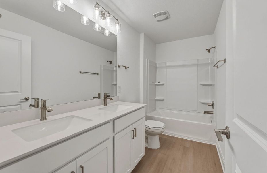 Furnished interior view inside a new home in Saddleback at Santa Rita Ranch, Liberty Hill (Image 7).