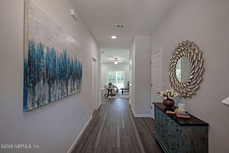 Furnished interior view inside a new home in , Jacksonville (Image 31). Furnished interior view inside a new home in , Jacksonville (Image 31).