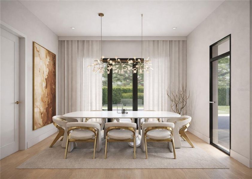 Furnished interior view inside a new home in , Orlando (Image 8). Furnished interior view inside a new home in , Orlando (Image 8).