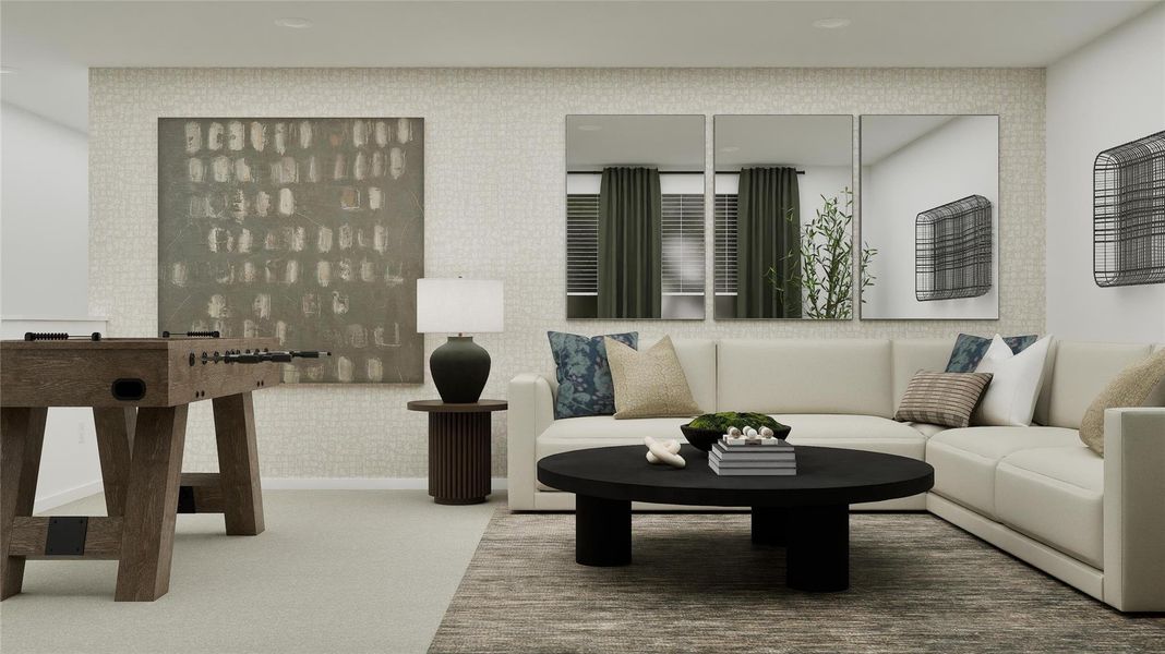 Furnished interior view inside a new home in Synova, Crosby (Image 7).