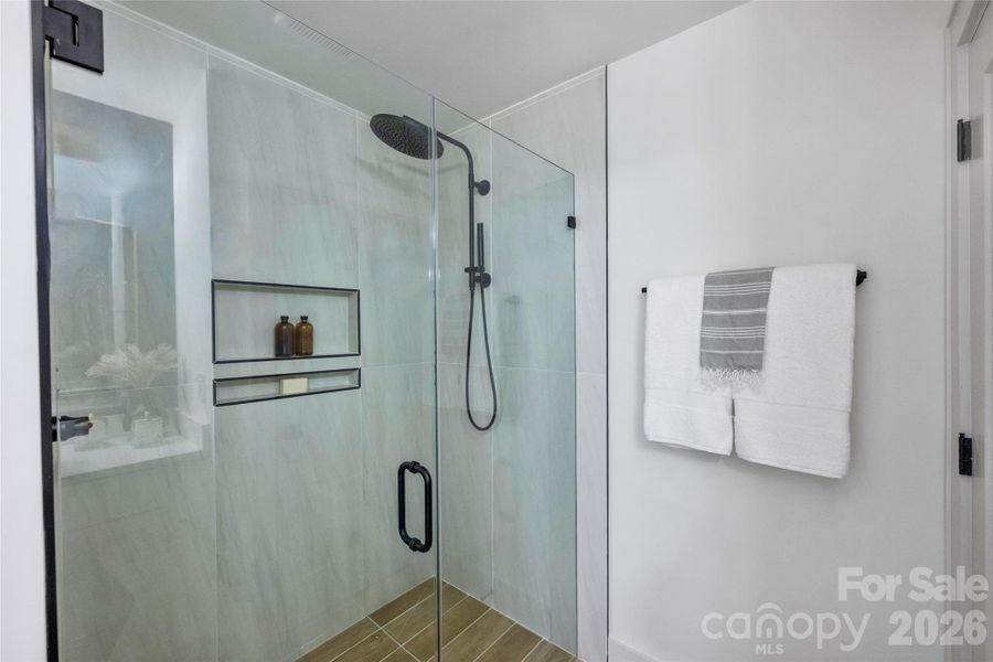 Primary Bath, Representative when complete Primary Bath, Representative when complete