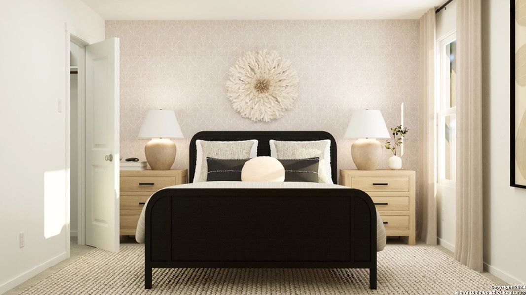 Furnished interior view inside a new home in Navarro Ranch, Seguin (Image 8).