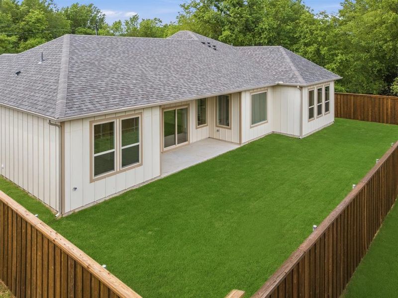 Exterior details and patio area of a home in , Tool (Image 3).