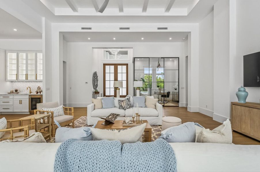 Furnished interior view inside a new home in , Vero Beach (Image 26).