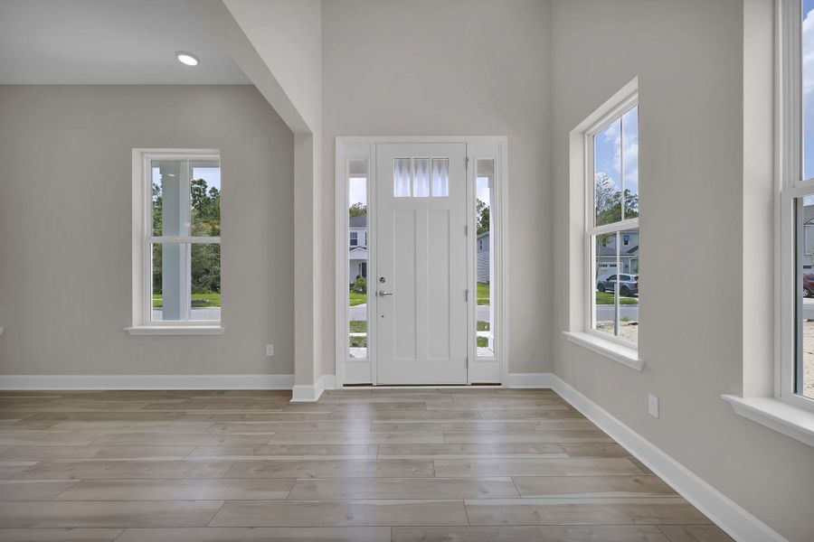 Representative unfurnished interior of a home built from the The Salt by Providence Homes (Florida) in Seabrook Village at Seabrook, Nocatee (Image 11).