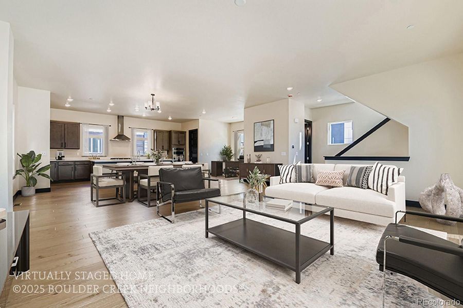 Furnished interior view inside a new home in Baseline, Broomfield (Image 9).