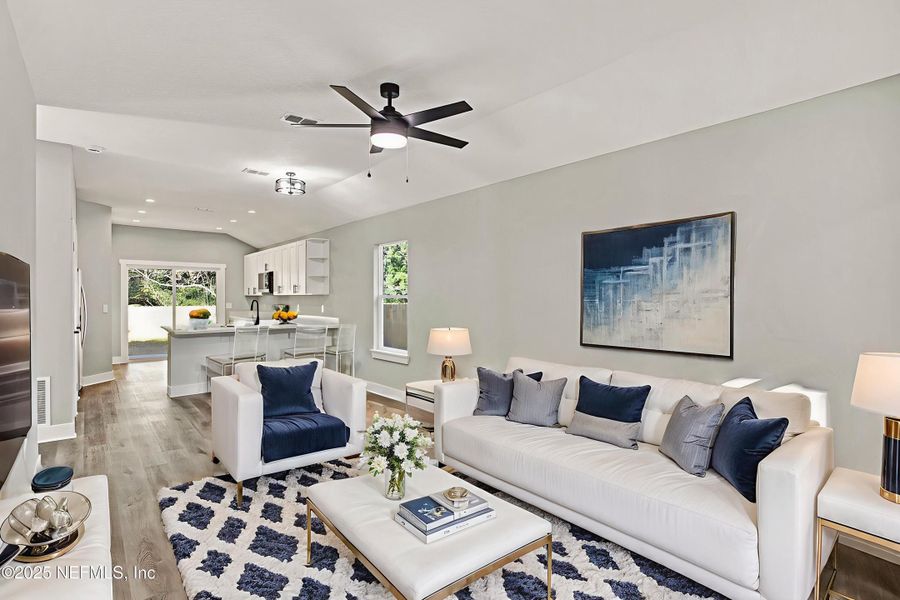 Furnished interior view inside a new home in , St. Augustine (Image 8).