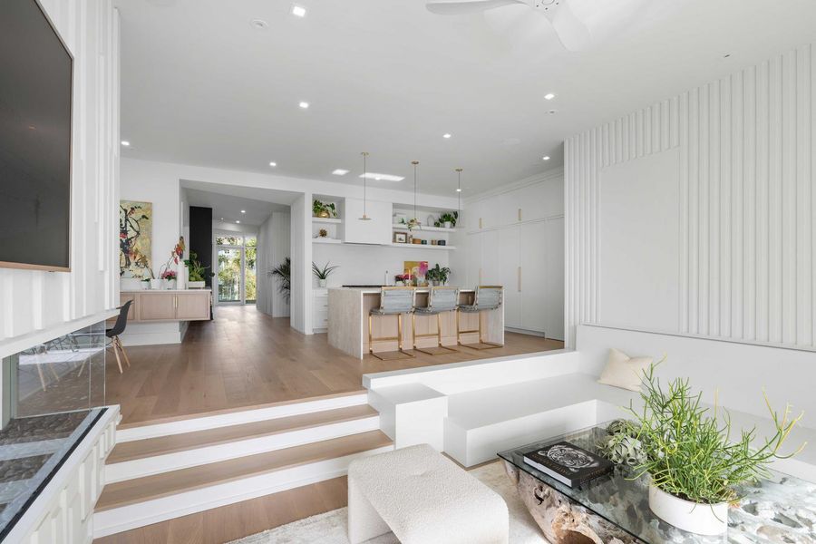 Furnished interior view inside a new home in , Isle Of Palms (Image 47).