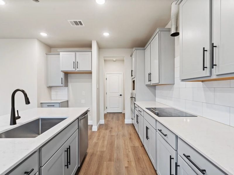 Furnished interior view inside a new home in Lake Park Villas, Wylie (Image 8).