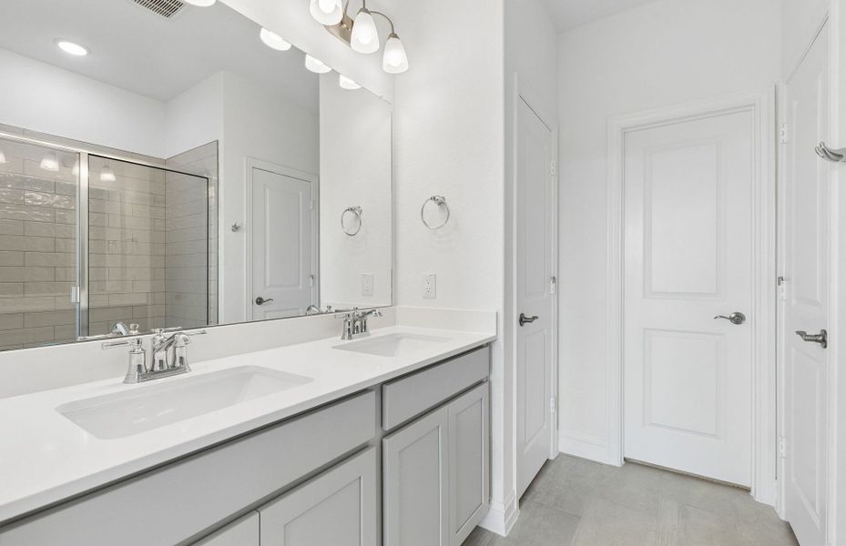 Furnished interior view inside a new home in Kings Way, Denton (Image 6).