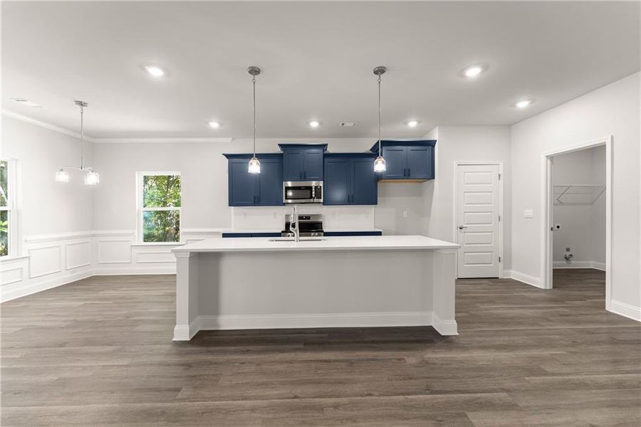 Furnished interior view inside a new home in Habersham Meadows, Demorest (Image 6).