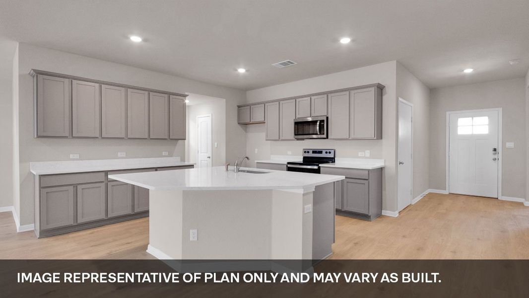 Furnished interior view inside a new home in Thunder Rock, Marble Falls (Image 6).