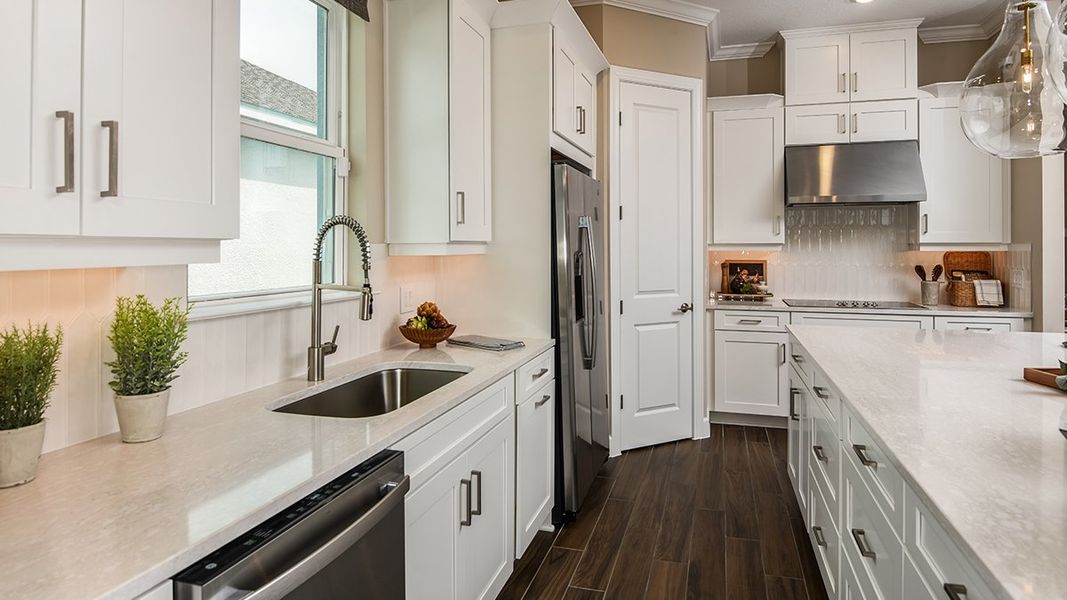 Representative furnished interior of a home built from the Lazio by Taylor Morrison in Esplanade at Westview, Kissimmee (Image 8).