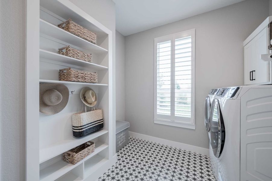 Representative furnished interior of a home built from the Milan by Tri Pointe Homes in Dunham Pointe, Cypress (Image 40).