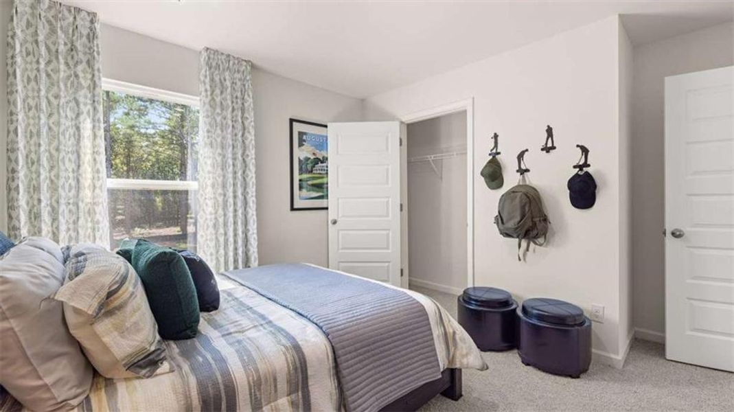 Furnished interior view inside a new home in Jackson Landing, Jefferson (Image 29). Furnished interior view inside a new home in Jackson Landing, Jefferson (Image 29).