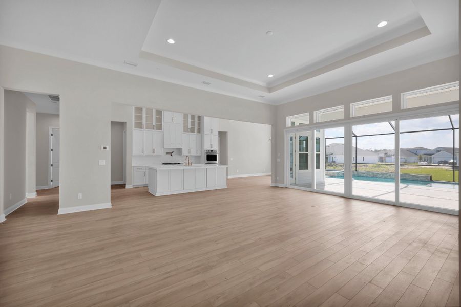 Representative unfurnished interior of a home built from the Stella by Riverside Homes in Hidden Creek at SilverLeaf, St. Augustine (Image 47).