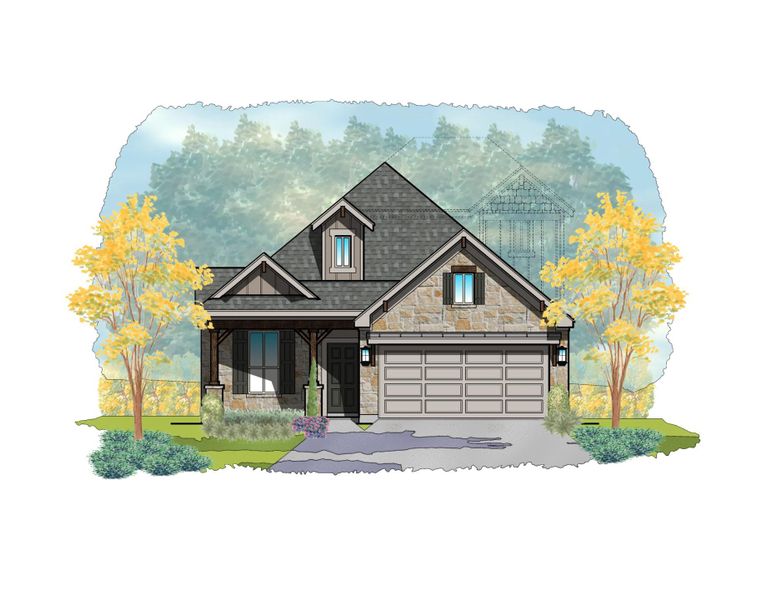 Representative exterior photo of a completed home built from the Driftwood by Steve Klein Custom Builder in TerraVista, Victoria, TX (Image 4). Representative exterior photo of a completed home built from the Driftwood by Steve Klein Custom Builder in TerraVista, Victoria, TX (Image 4).