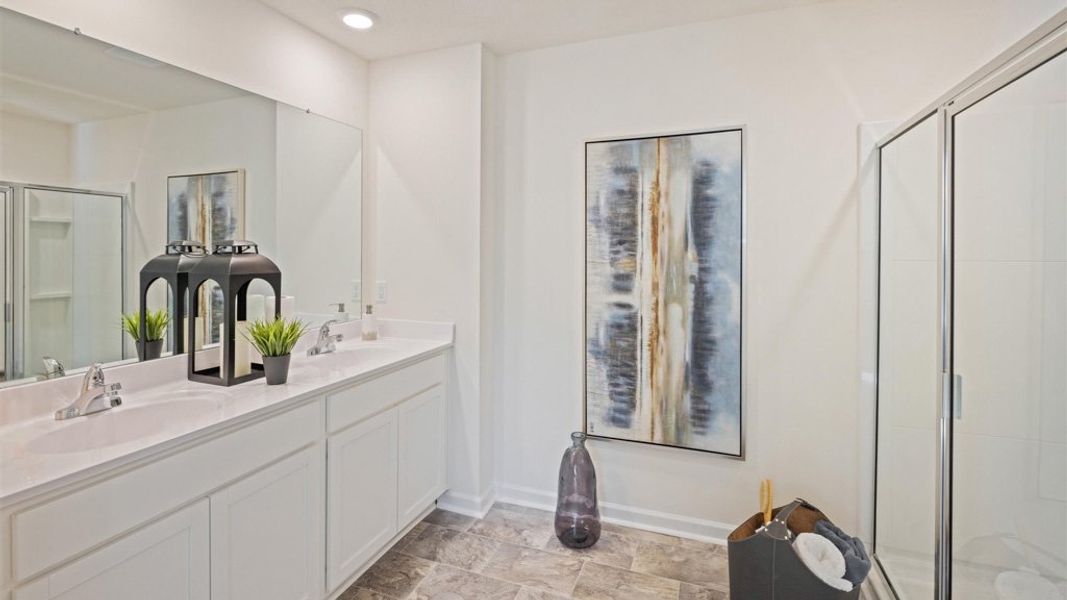 Furnished interior view inside a new home in Keebler Meadows, Johnson City (Image 14).