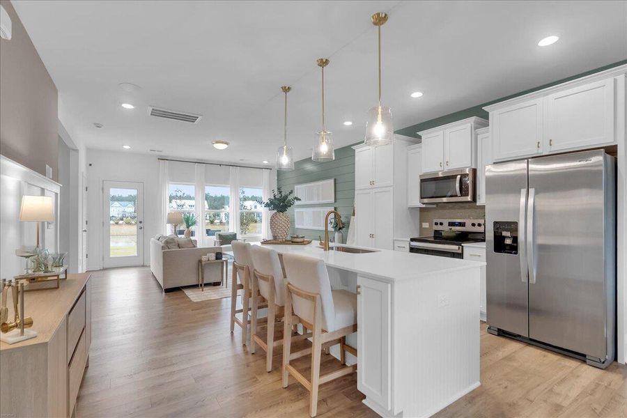 Furnished interior view inside a new home in , Ravenel (Image 12).