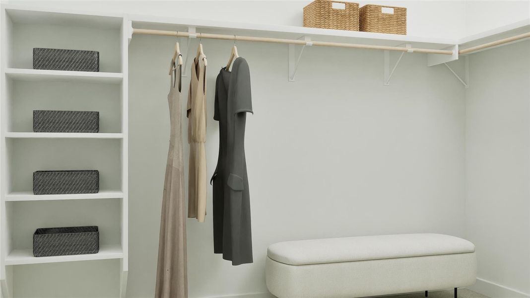 Furnished interior view inside a new home in Elm Creek: Coastline Collection, Elgin (Image 11).