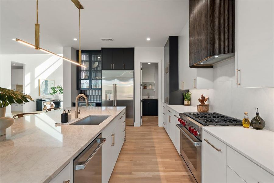 Furnished interior view inside a new home in , Dallas (Image 28).