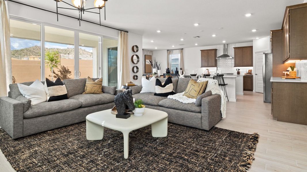 Furnished interior view inside a new home in Aloravita, Peoria (Image 6). Furnished interior view inside a new home in Aloravita, Peoria (Image 6).