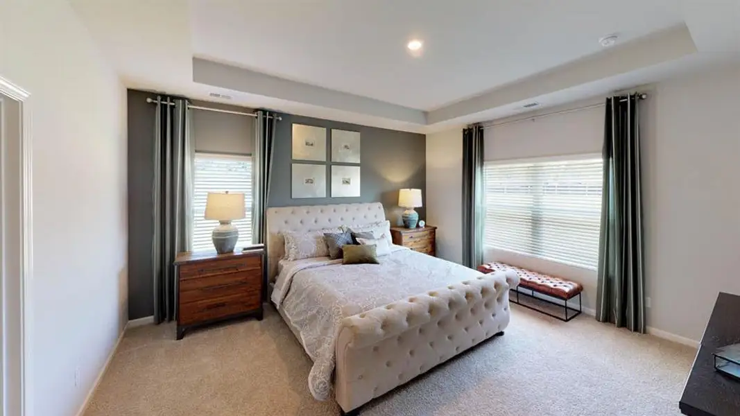Furnished interior view inside a new home in Preserve at Dove Creek, Statham (Image 24).